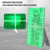 Magnetic Target Plate with Leg for Laser Level Meter Cross Line Double Scale (Green)