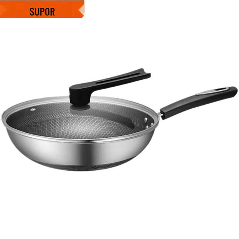 

SUPOR 316L Stainless Steel Non-Stick Wok