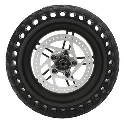 8.5-inch Electric Scooter Rear Tire Set, Explosion-Proof Solid Tires with Aluminum Alloy Hub for M365, Explosion-Proof and Shock-Absorbing