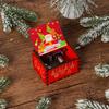 Wooden Hand-Cranked Christmas Music Box Ornament