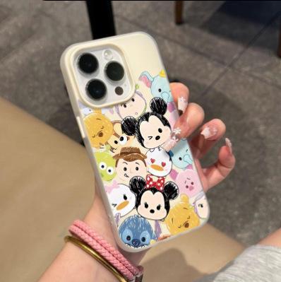 Mickey Minnie Cartoon Avatar Apple 16 Mobile Phone Case iPhone17promax Skin Feeling 14 Matte 13 Applicable 15