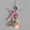 Phone Charm Rabbit Keychain Pendant Phone Strap Lanyard Jewelry Gift Cellphone Strap  Sweet Girls