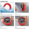 10x2.5-6.1 Puncture-Proof Off-Road Tire for KUGOO M4/M4 Pro Electric Scooter