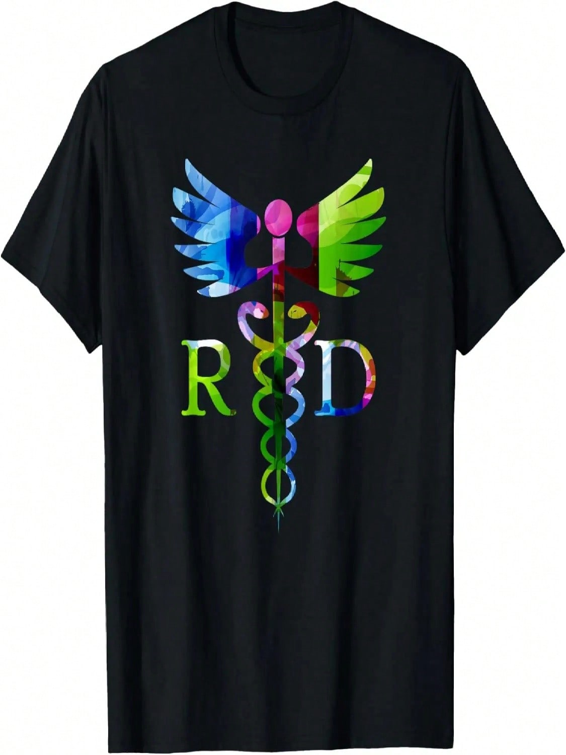 RD Registered Dietitian Caduceus T-Shirt S