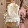 Schoolbag Japanese Ins Style Girl Backpack Female High Value Cute Junior High School Student Schoolbag Light Leisure Travel Backpack
