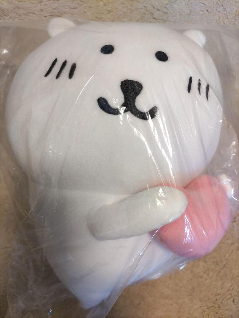 [USED] NONGDOMGOM Korean version of Jibun Tsukkomi Kuma plush toy with heart