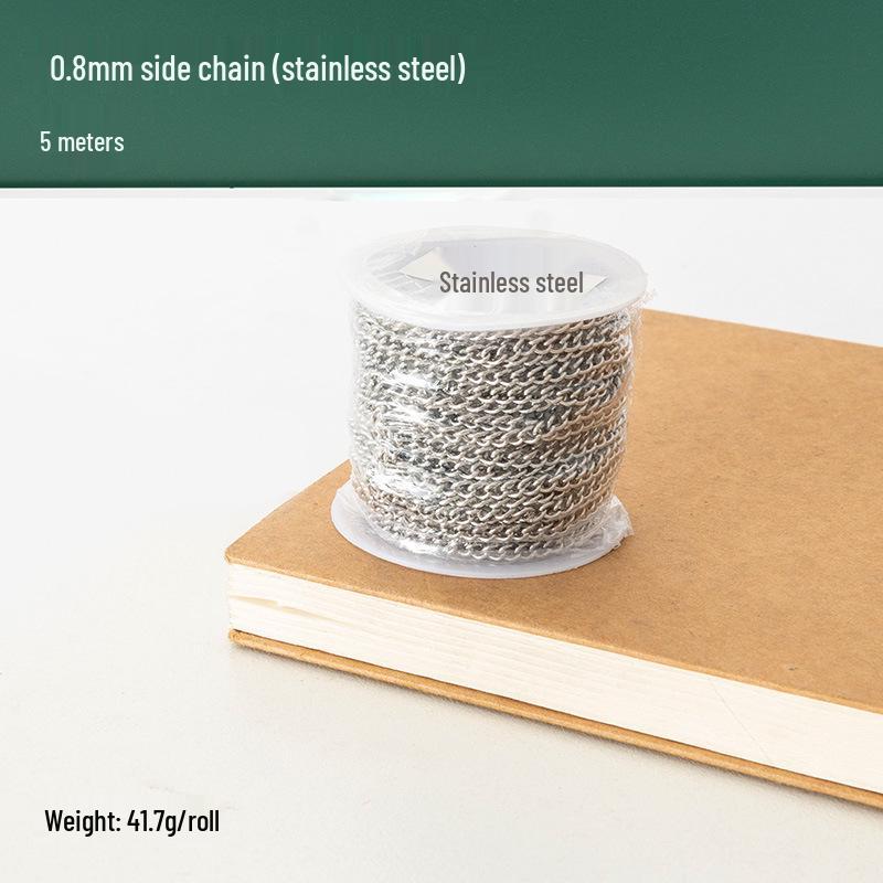 Náhrdelník s křížkovým řetízkem z nerezové oceli 304, náramek, DIY materiál, příslušenství