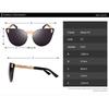 Vintage Rimless Cat Eye Sunglasses Women Men Luxury Designer Sun Glass Mirror Coating Relief Skeleton