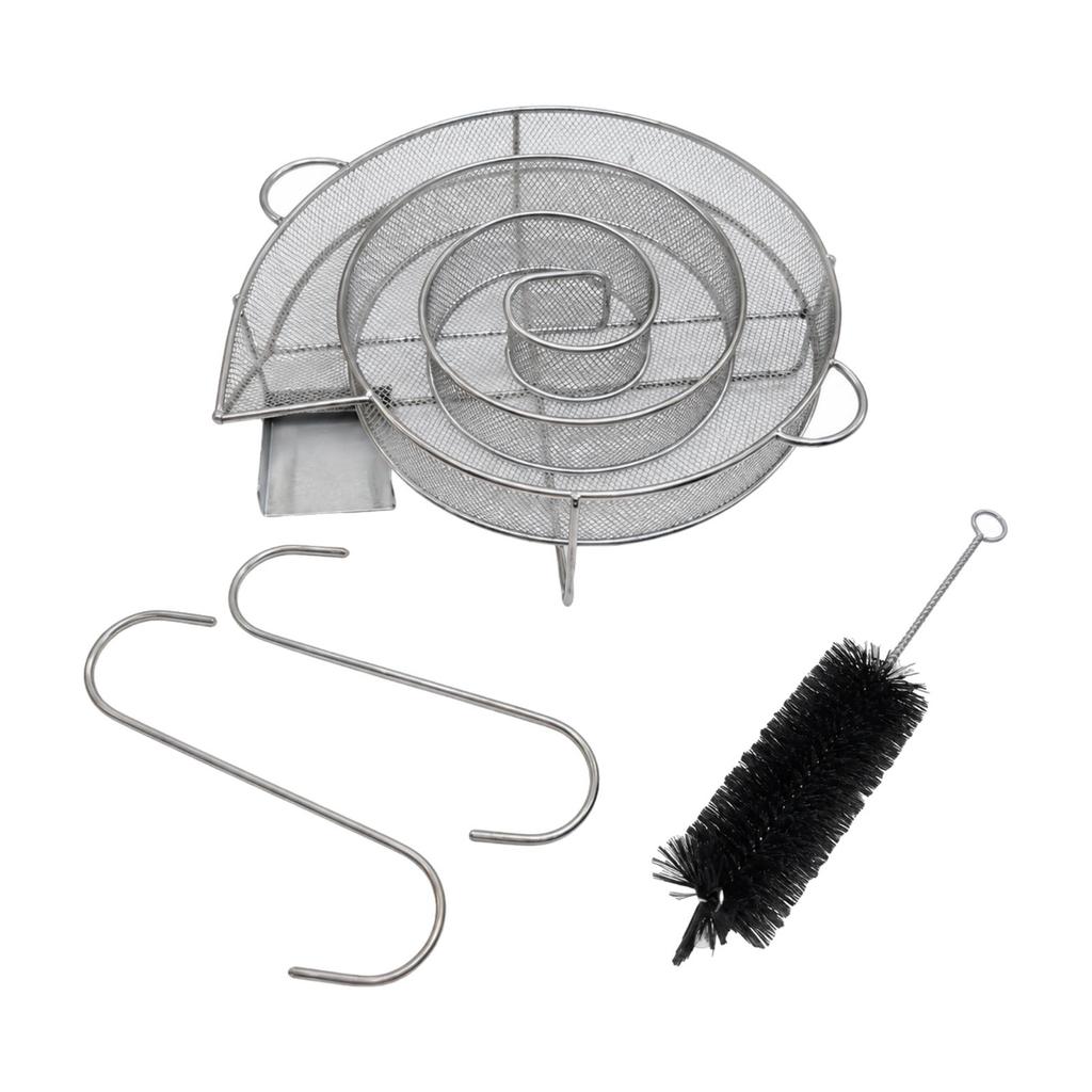 Silver Stainless Steel Cold Smoke Generator Tray Easy to Clean 304