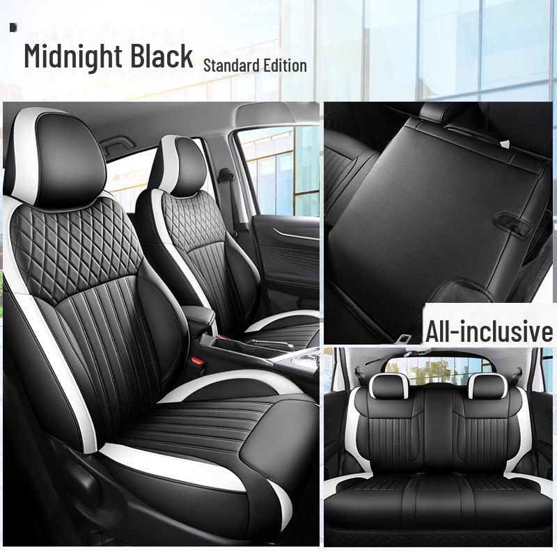 Geometric Kung Fu Niu Niu EX3 Leather Seat Cushion & Full Surround Cover