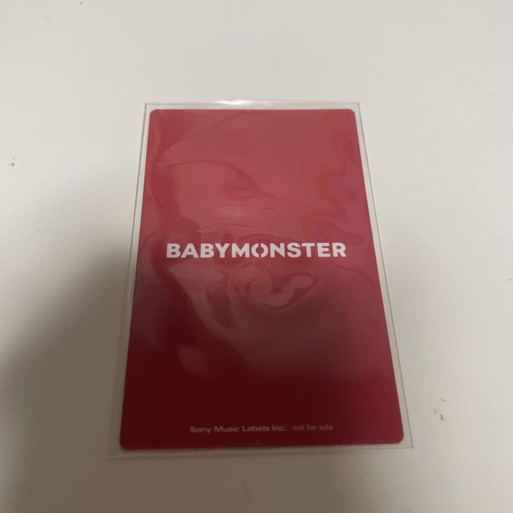 [USED] BABYMONSTER Ahyeon Trading Card CD Purchase Bonus A
