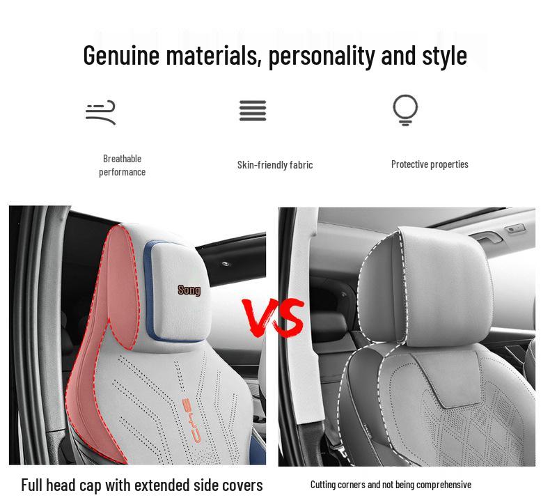 BYD Song Pro Champion Edition Seat Cover: Fits 23 Models, All-Season, Half-Pack Cushion