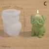 Precioso Molde de Silicona para Velas de Animales 3D Mascota Perro Diy Aromaterapia Yeso Vela Molde de Resina Molde para Fundición Artesanal de Jabón Decoración del Hogar