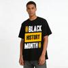 Vintage History Themed Printed Casual Top Unisex Loose Fit T-Shirt Pure cotton T-shirt