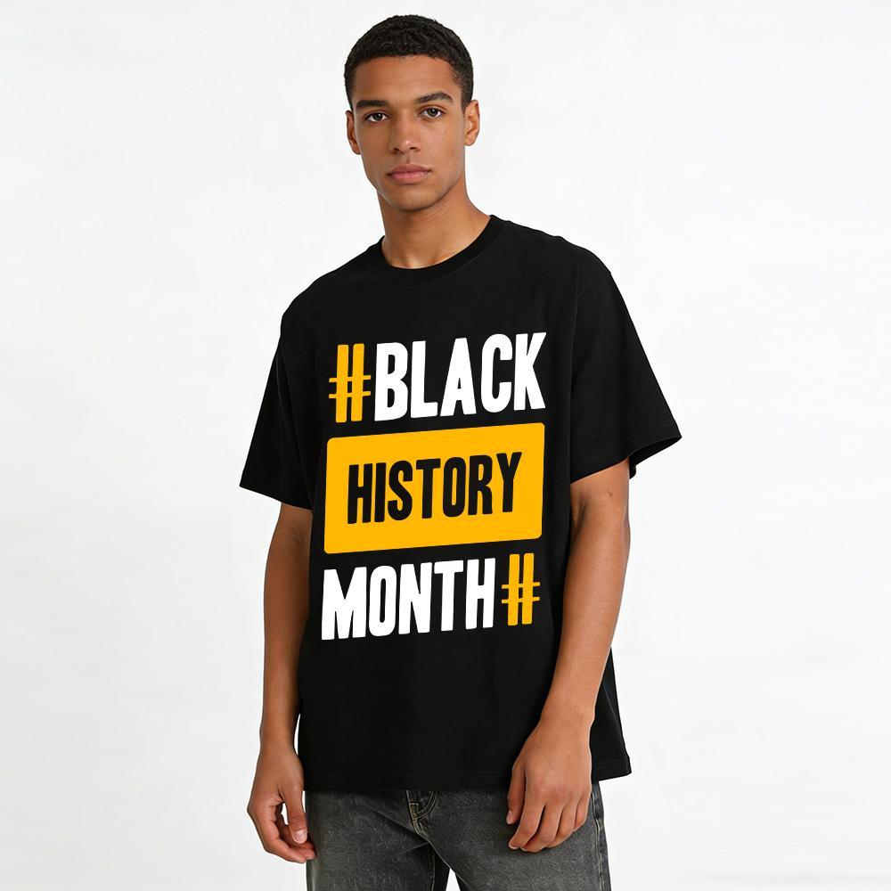 Vintage History Themed Printed Casual Top Unisex Loose Fit T-Shirt Pure cotton T-shirt