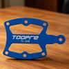 Chain Wear Indicator Tools Aluminum Alloy Chainring Wear Checker Measurement Tool for Single Speed MTB Road Chainring Check