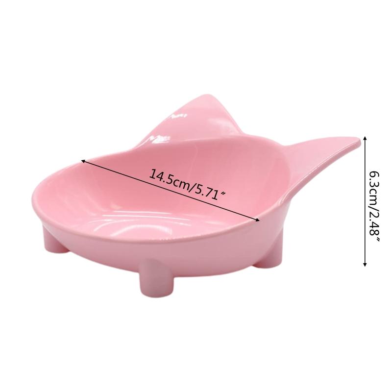 3Pcs Shallow Cats Bowl Whisker Fatigue Free 8oz Food Bowls for Short Legged C