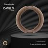 Luxury Plush Steering Wheel Cover Diamond Universal 15 Inch Handle Cover Winter M Fur Car Steering Cover Fashion D Shape Ring