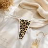 Dots Women Thongs Seamless Leopard Panties Breathable Striped Print Briefs  Fitness Wear