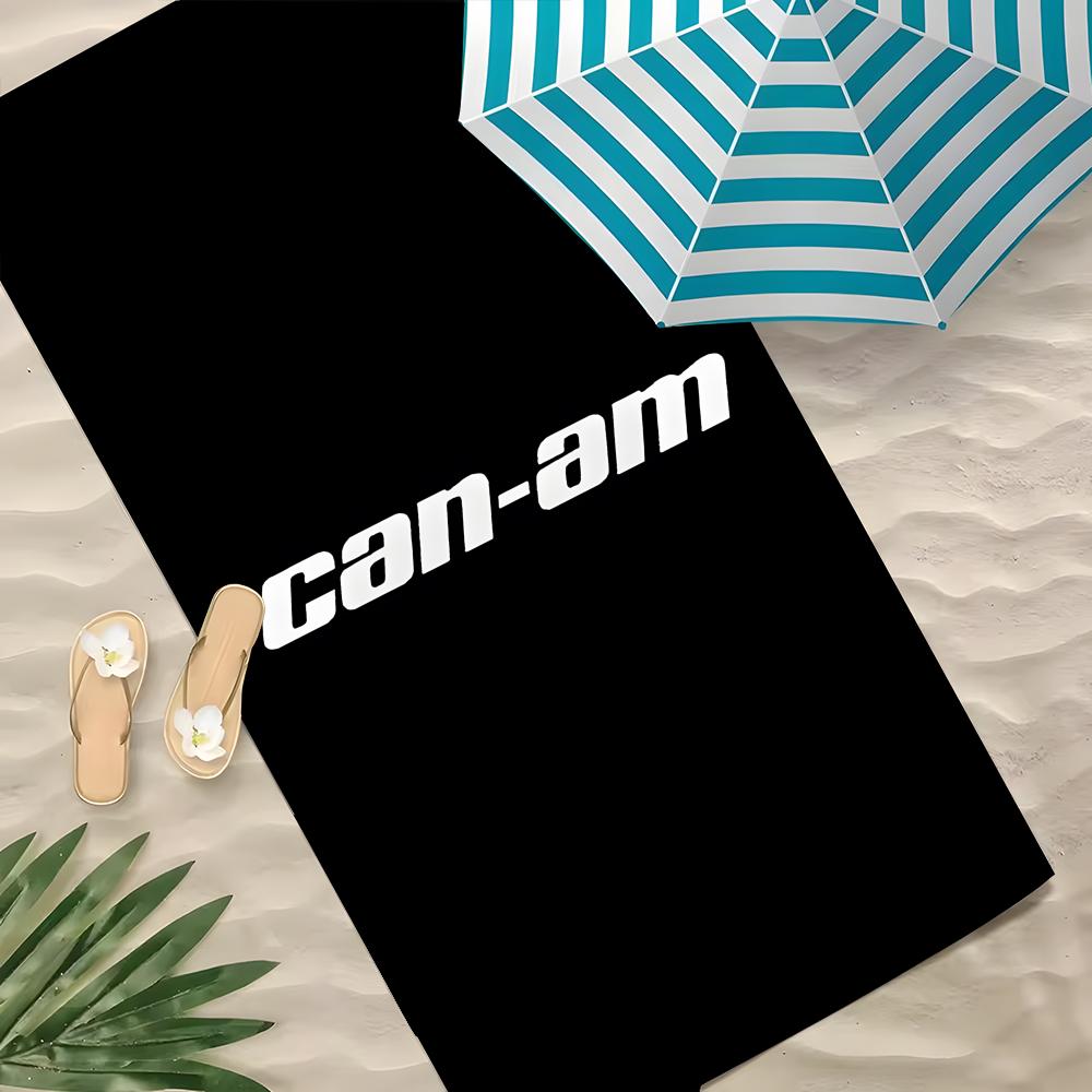 C-Can-Am Towel Polyester Beach Towel Quick Dry Sand Free Bath Towel For Summer Pool Travel Vacation