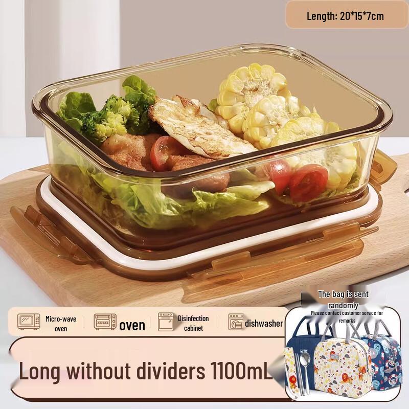 Microwaveable Glass Lunch Box 1100ml