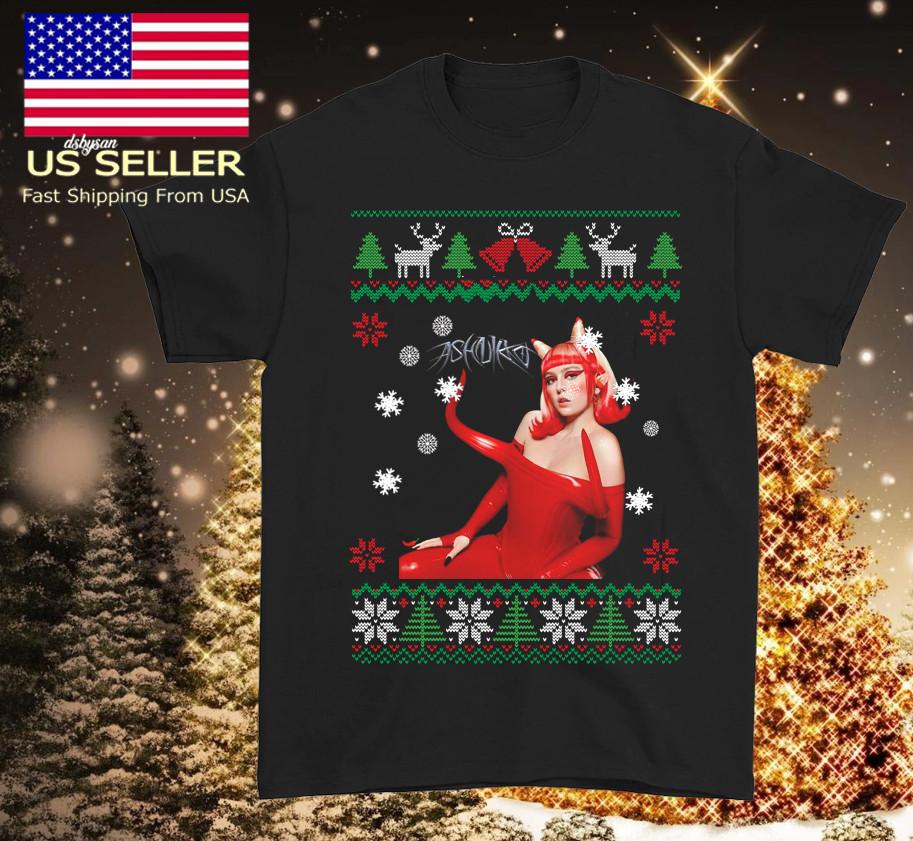 Ashnikko Christmas T-shirt black Unisex all sizes S to 5XL NEW Unisex T-Shirt XXXL