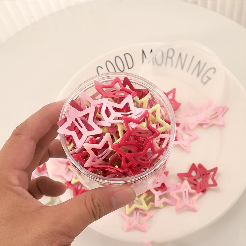 Dopamine Star Hair Clip: Elegant Women's Headwear Accessory for Summer Bangs