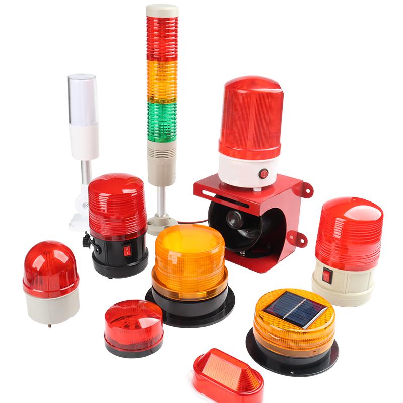 LTE-5061 12V 24V 220V LED Indicator Light Lamp Small Flashing Security Alarm Strobe Signal Warning Light