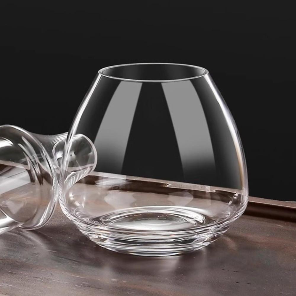 Transparent Wine Cooler Glass Wine Dispenser Cooling Sake Cup Wine Warmer Home
