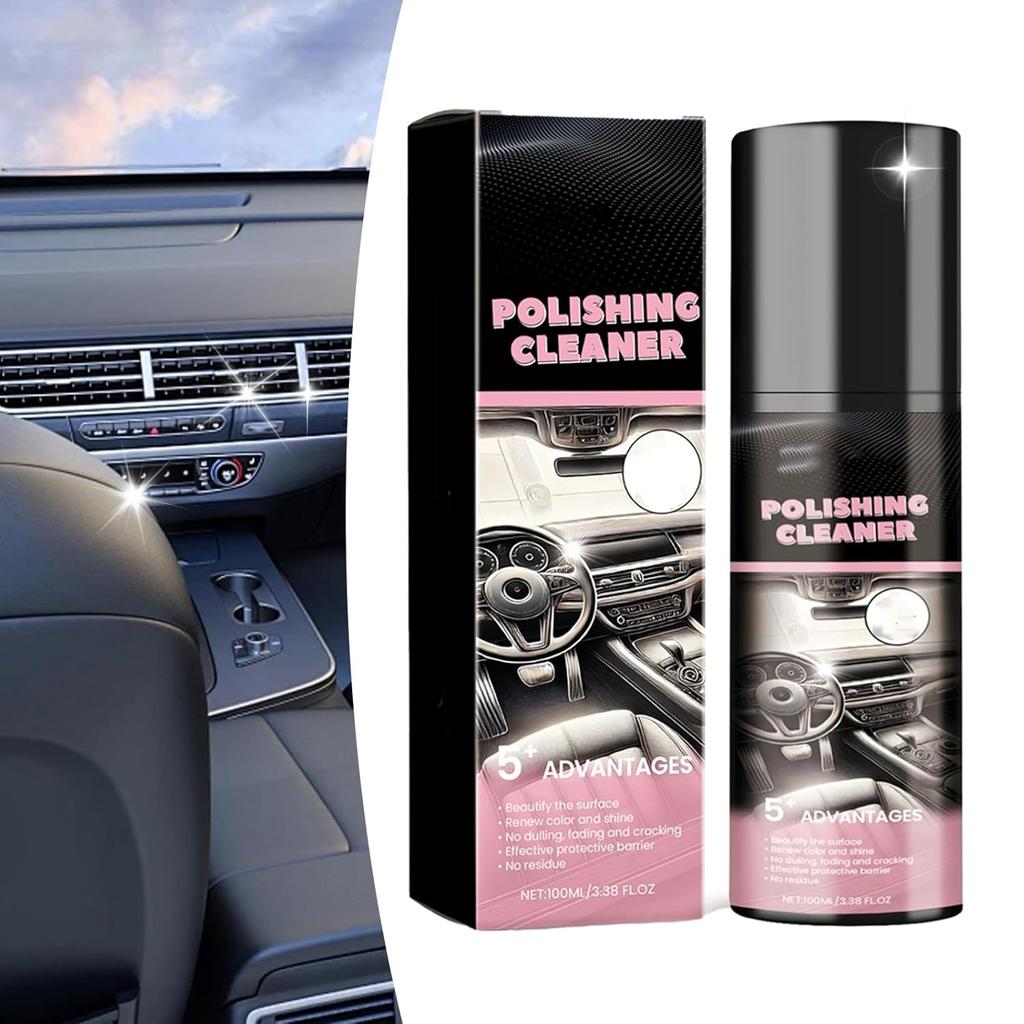 2025 New Polishing Cleaner Car Interior - Restore to Factory Like Condition Interior Detailer - 100ml Polishing Cleaner for Car Interior