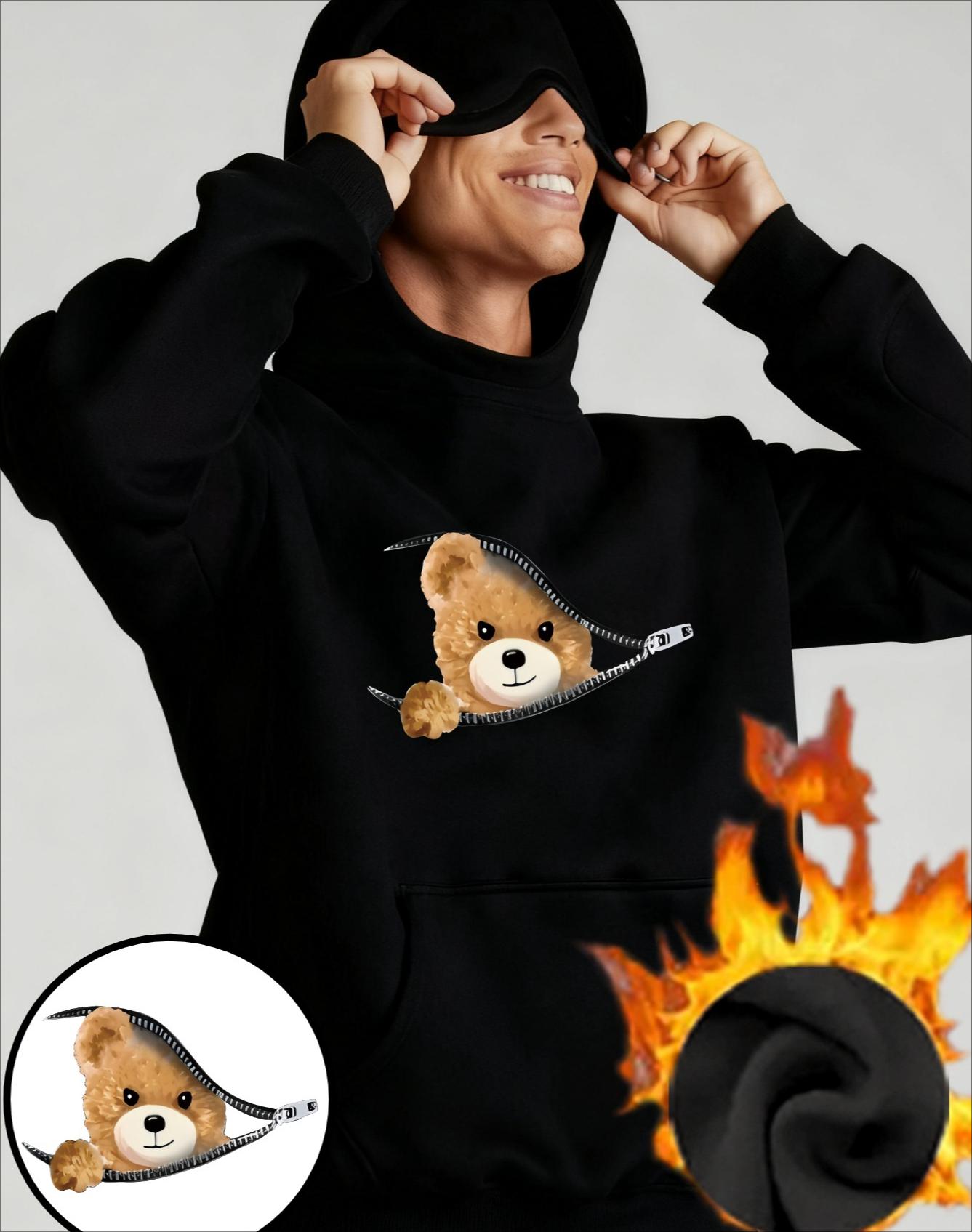 

Comfort Men s Eye Mask Hoodie, Versatile for Work Breaks & Lounging XXL чорний