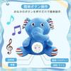 ROBOT PLAZA Sleep-inducing Stuffed Animal Toy for 3-Year-Olds: Planetarium Melody and Heartbeat (Elephant)