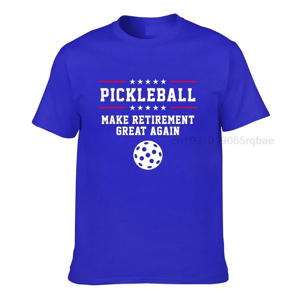 Funny Pickleball Retireunisext Tshirt For Dad Grandpa Or Unisex Tees On Sale Printing Cotton Unisex T Shirt Printing