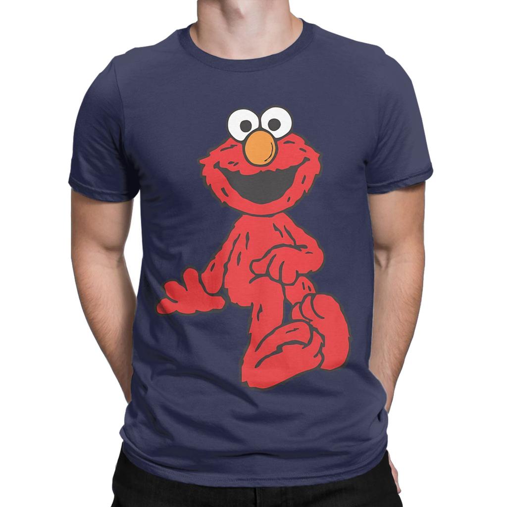 Elmos Onyx Elmo Lace Sesame Motion Street Funny Graphic 100 Cotton TShirt sSesame Street Tops Tees For Unisex
