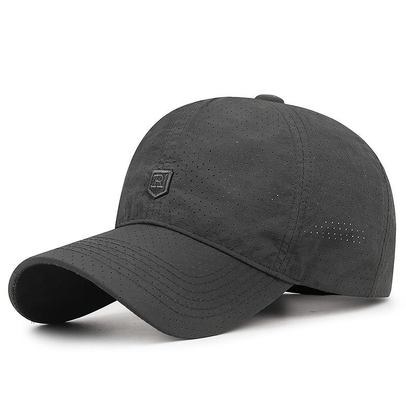 Summer Embroidered Letter Quick-Drying Hat Men Outdoor Breathable Sunshade Sunscreen Hat Sun Visor Hats Fishing Hat Peak Cap