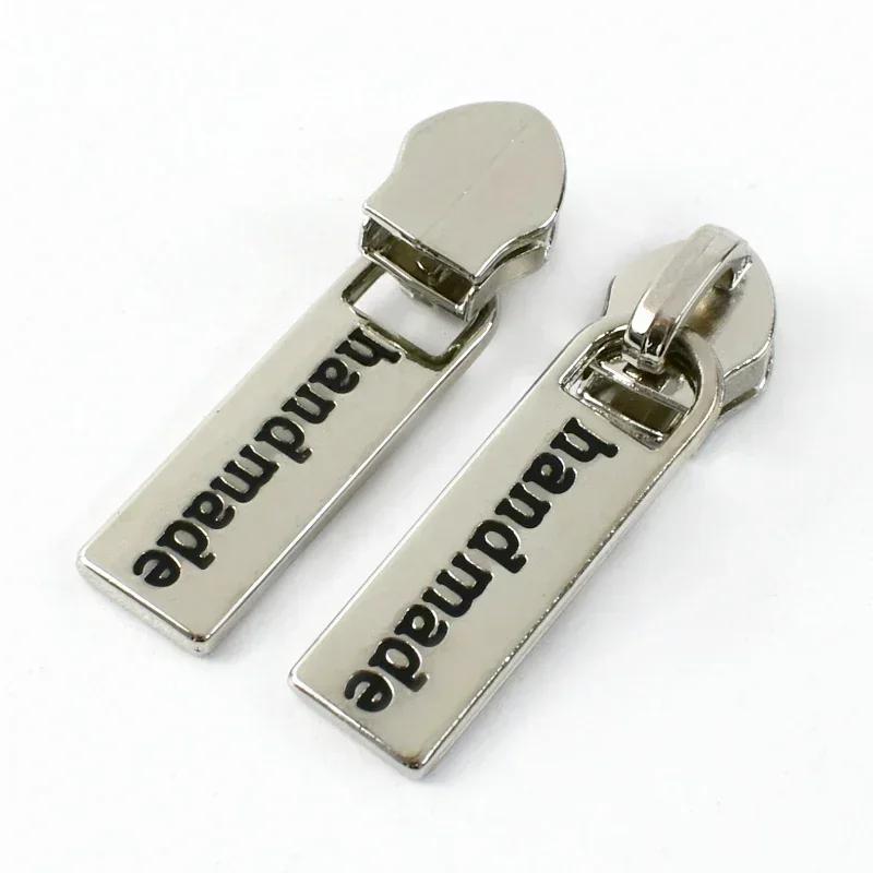 5/10/20Pcs Meetee 5# Zipper Puller for Nylon Zip Tapes Repair Garment Bag Zips Sliders Head DIY Zippers Pull Sewing Accessories