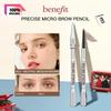 Benefit Creionul meu pentru sprâncene Precis 03/3.5/4.5/05, Vârf Ultra-fin, Creează Fire de Păr, Perie de Sprâncene Integrată, Aplicare Uniformă