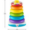 Fisher-Price - Pyramide Arc-en-ciel géante - Jouet d'éveil - A partir de 12 mois GJW15