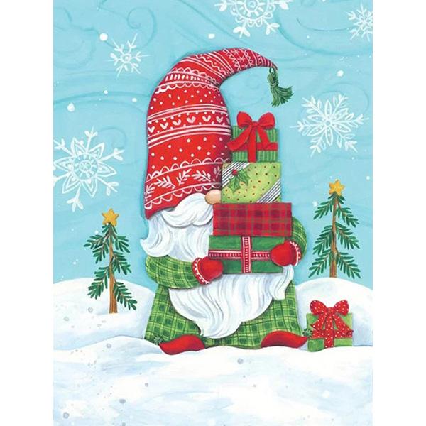 5D-Diamant-Malerei-Set zum Selbermachen, Weihnachtsmann, Kunst, Diamant-Stickerei, Strass-Dekorationen für Zuhause