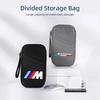 New Car Storage Bag Data Cable Organizer For BMW Performance F30 F20 F10 F40 E92 E91 G20 G30 G05 G06 G07 G11 G01 G02 G32 F3