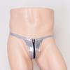 Reißverschluss Offene Penis Tasche G-String Herren Sexy Herren Helles Leder T-Rücken String Fetisch Unterwäsche Tanga Gay U-förmige Tasche Unterhosen
