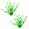 2 Stück Aquarium Fischtank Landschaftsbau Plastik Erdnussgras für Schildkröte Fisch Ornamente