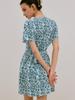 HUGDAY Flower Button Mini Dress