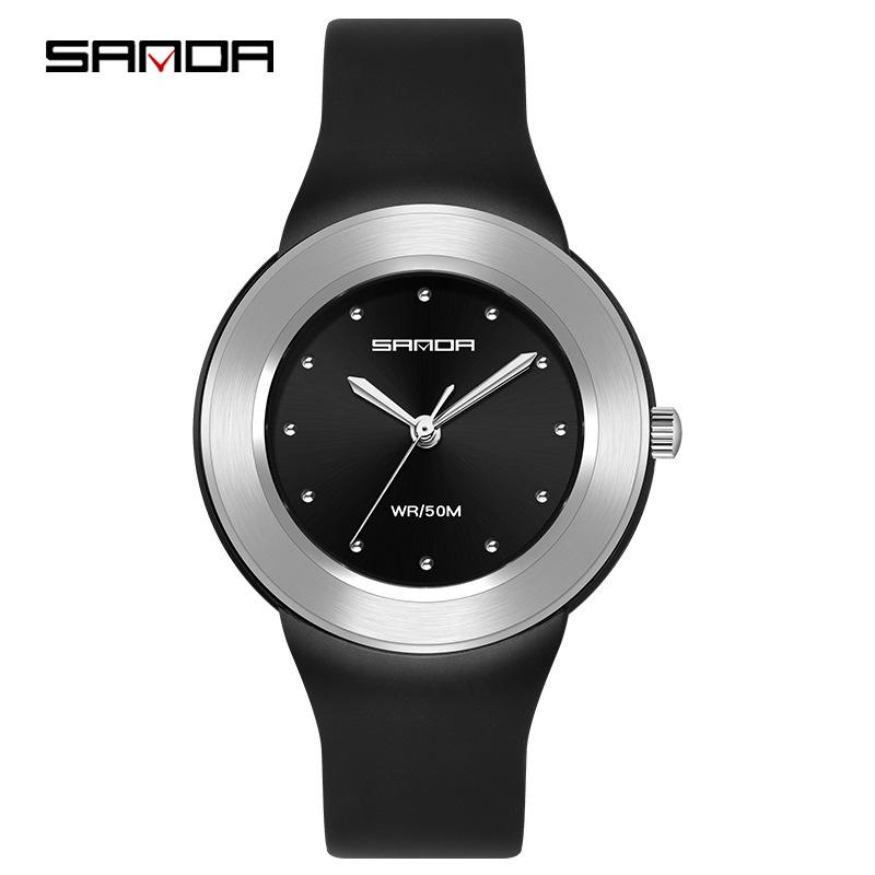 Sanda Personalized Men's Quartz Waterproof Watch - New Trendy Casual Outdoor Wristwatch