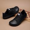 Men's Wide Toe Box Retro German Training Shoes - Lightweight, Comfortable, Versatile, and Casual White Sneakers