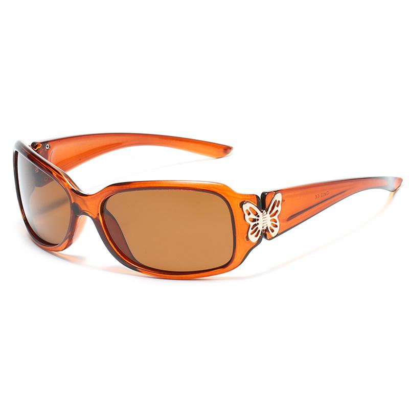 Schmetterling Elegante Damen-Sonnenbrille mit Premium-Polarisationsgläsern Luxus UV400 Schutz Fahrbrille
