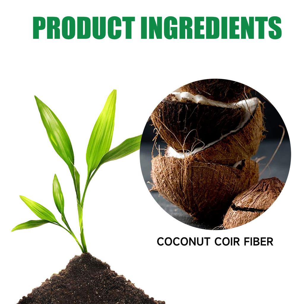 Organic Coconut Coir for Plant Concentrated Seed Starting Mix Seed Starter Soil Block Potting Fertilizers Garden Supply