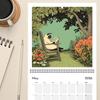 Cats Chillin' With Books 2026 Wall Calendar, Cat-Themed Monthly Planner, Cat-Themed Illustrations, Cat Themed Monthly Planner