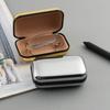 Portable Reading Glasses Box Stainless Steel Presbyopic Storage Case Simple Eyeglass Case  Travel