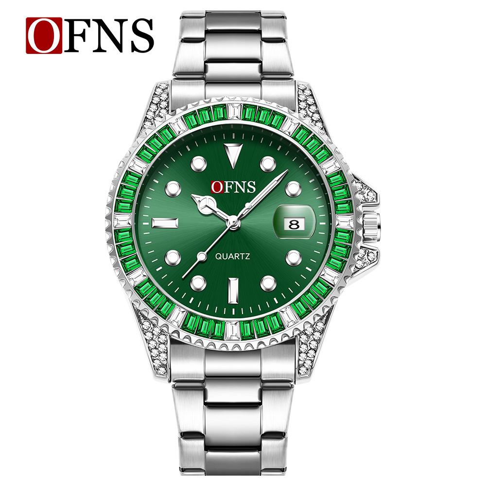 Fashion Luxury Mens Quartz Watch Calendar Display Luminous Pointer Stainless Steel Waterproof High Quality Mens Watch